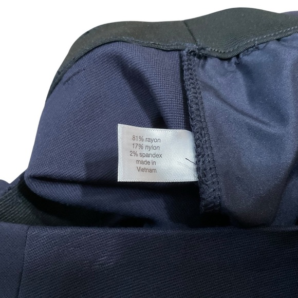 Lane Bryant Stretch Straight-Leg Pants Navy Blue NWT Size 14/16 - Picture 9 of 9